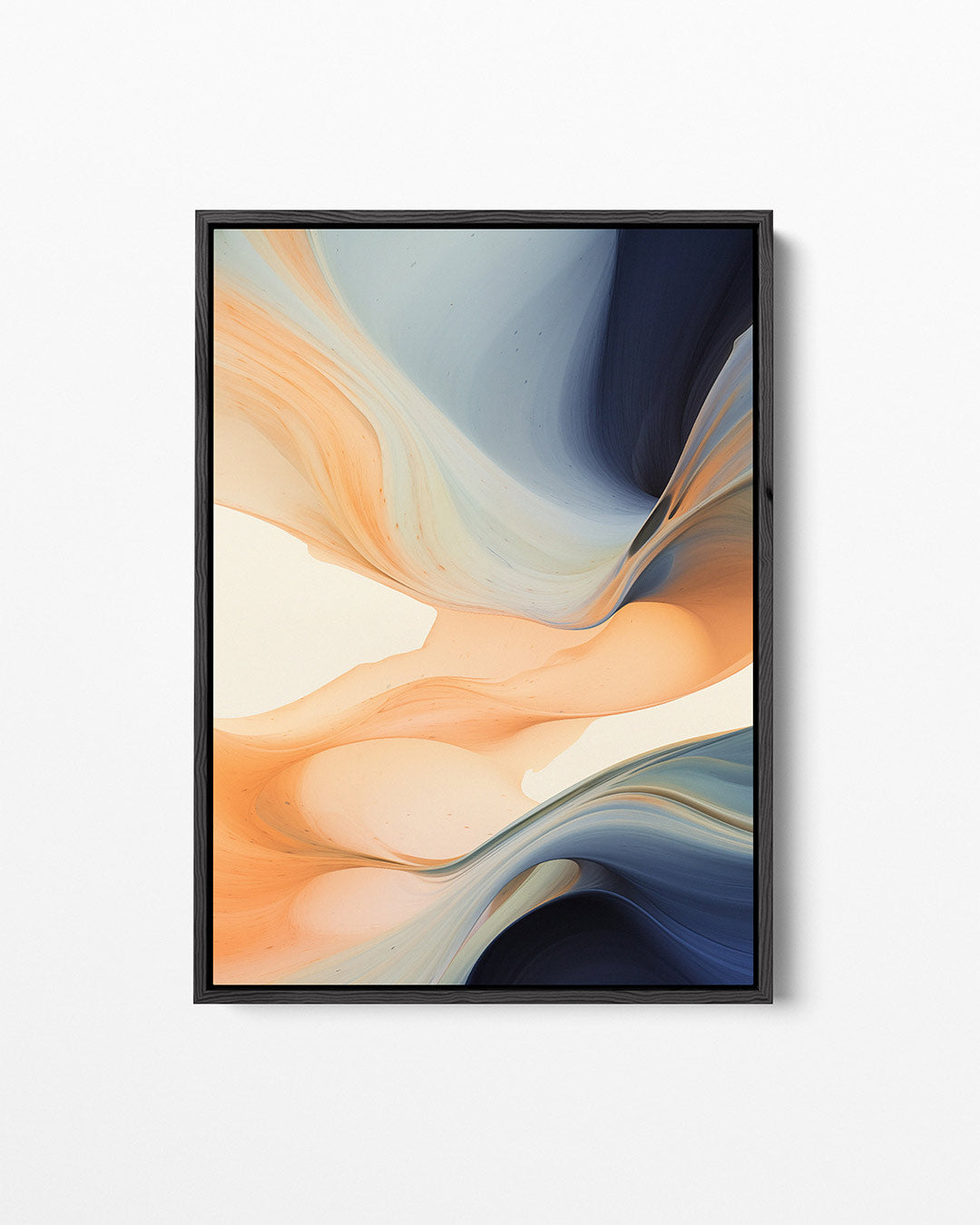 Vloeiende kleurencompositie Kunstwerk