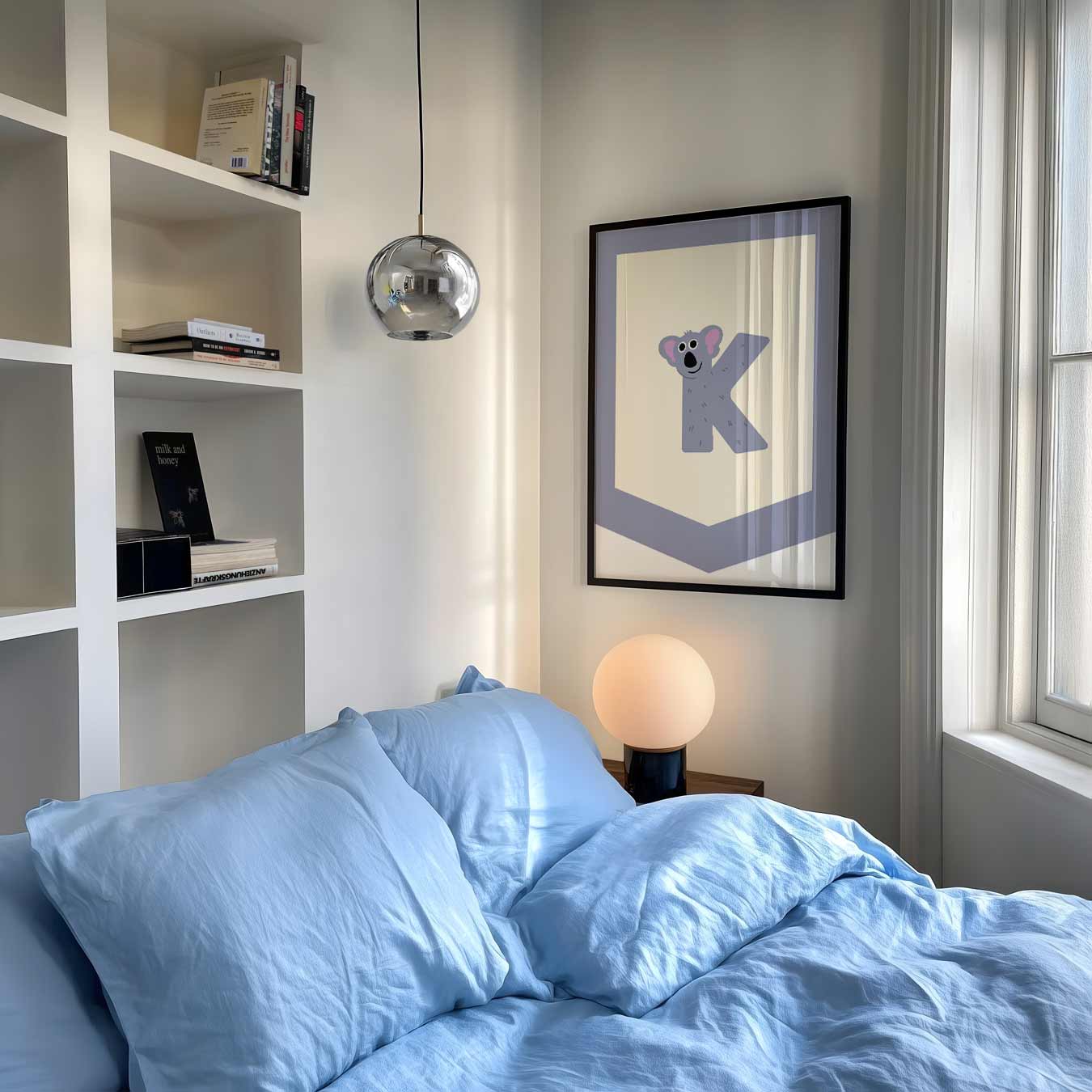Vrolijke Koala Kinderkamerposter-WallArtistic