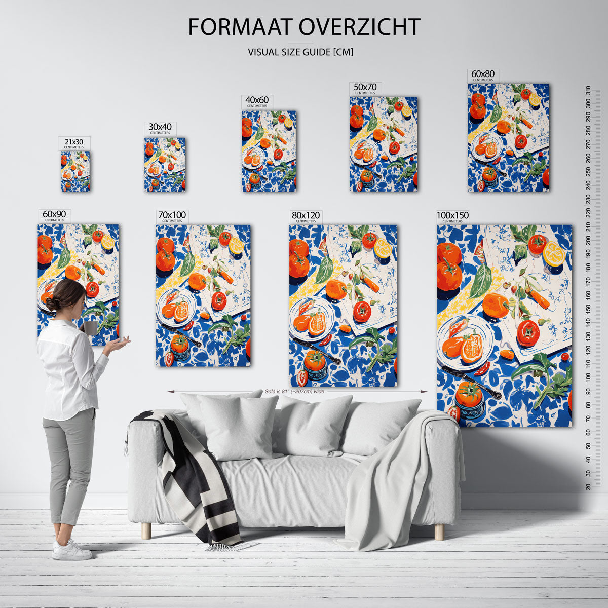 Tomaten en citroen Poster