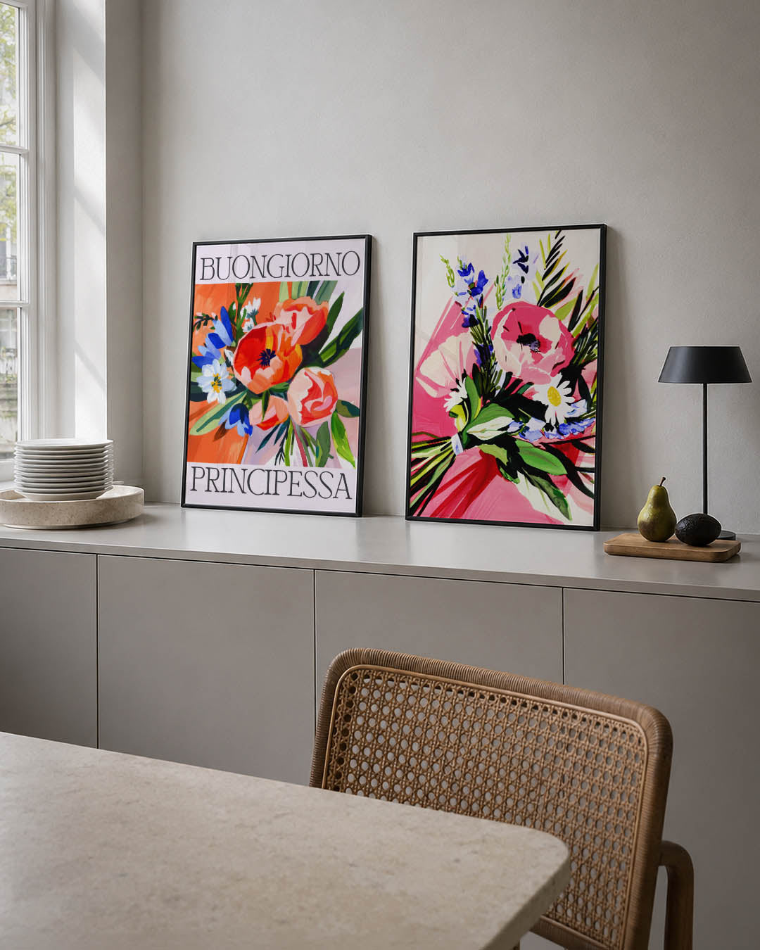 Bloemrijke kleurenpracht Posterset