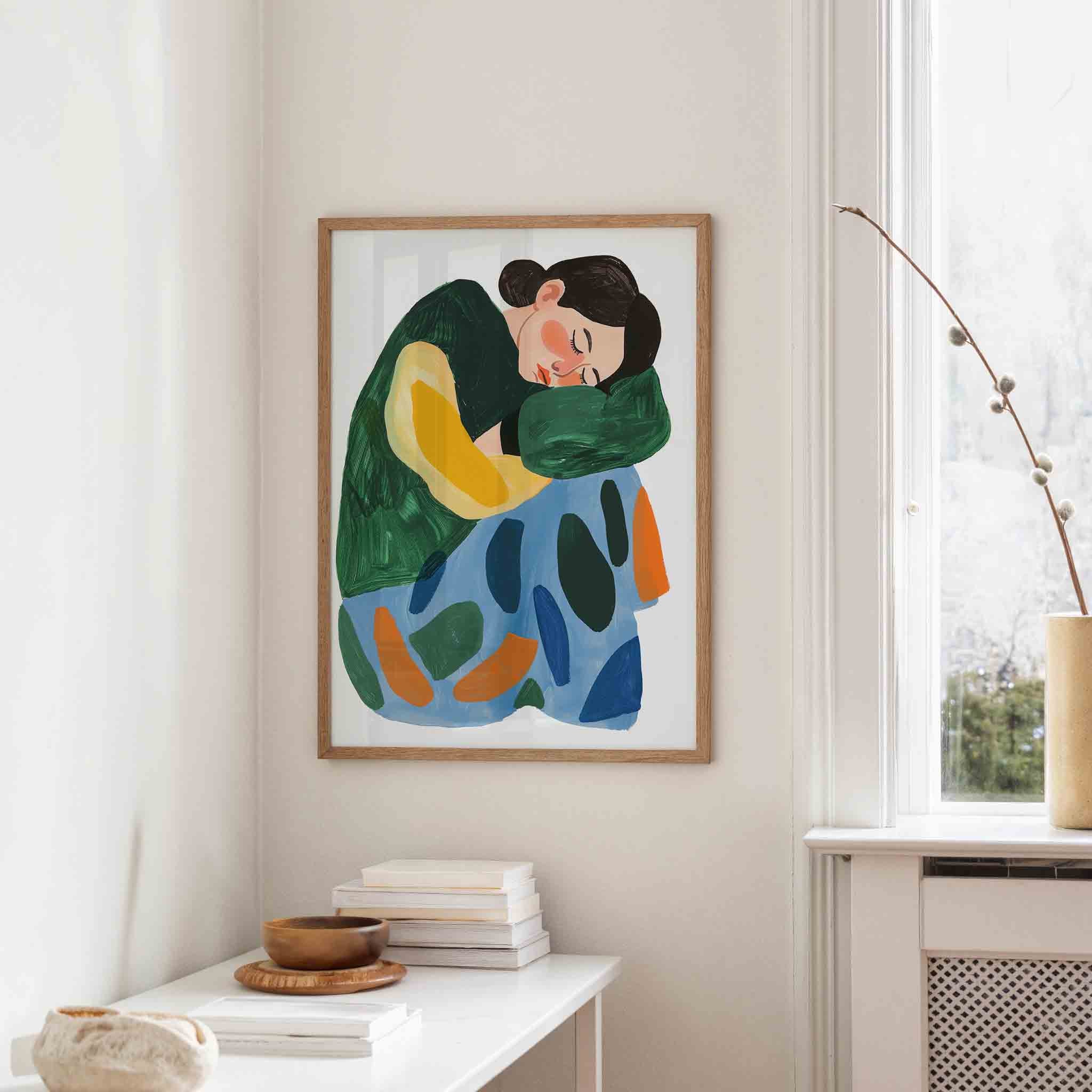 Slapende figuur Poster