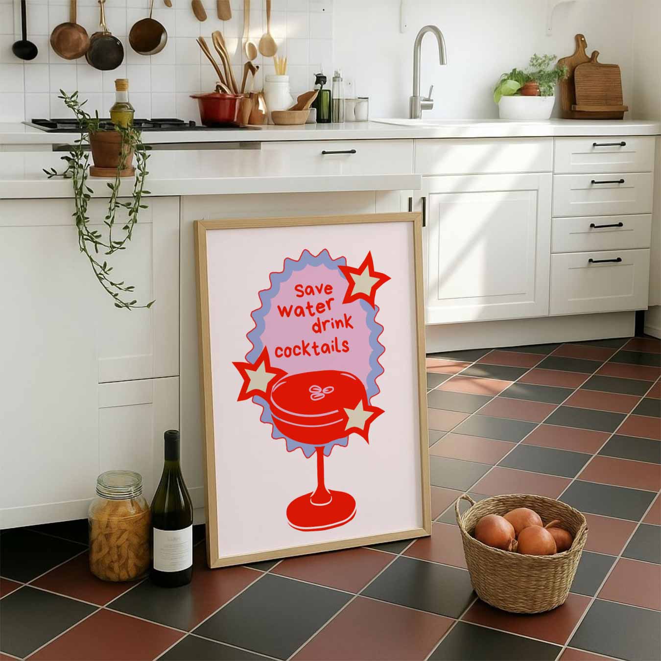 Cocktailtijd Plezierspread Poster-WallArtistic