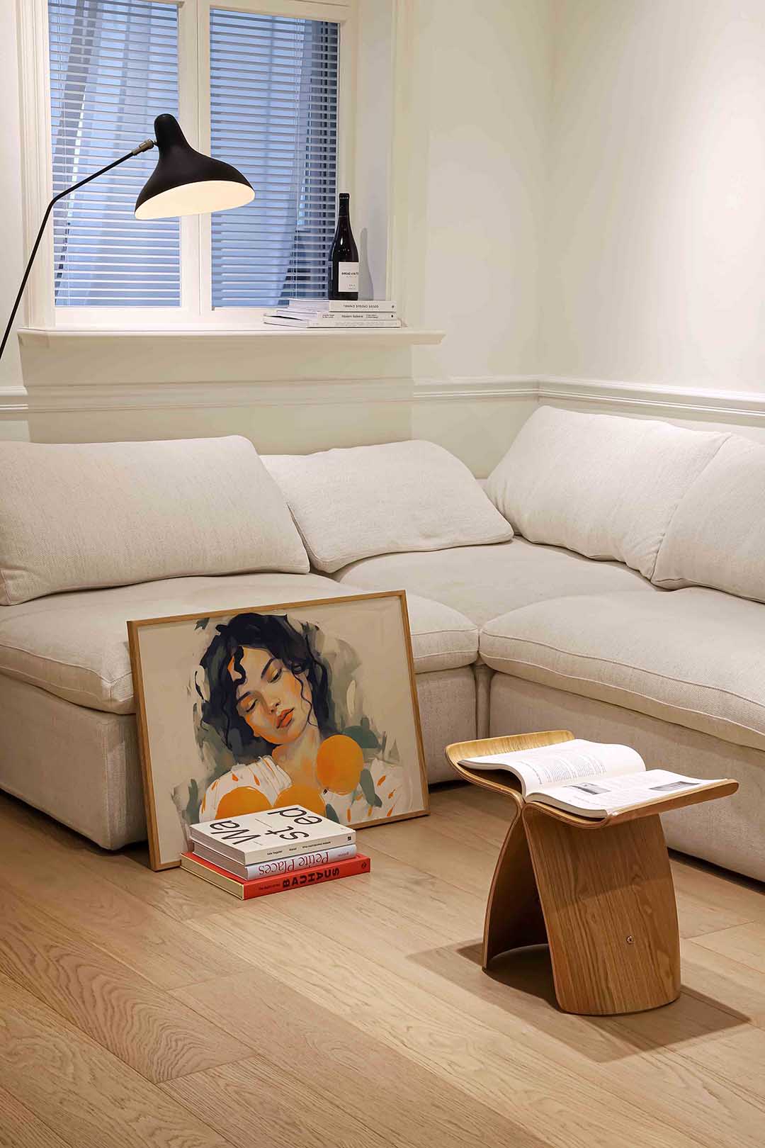 Vrouw met sinaasappels Poster