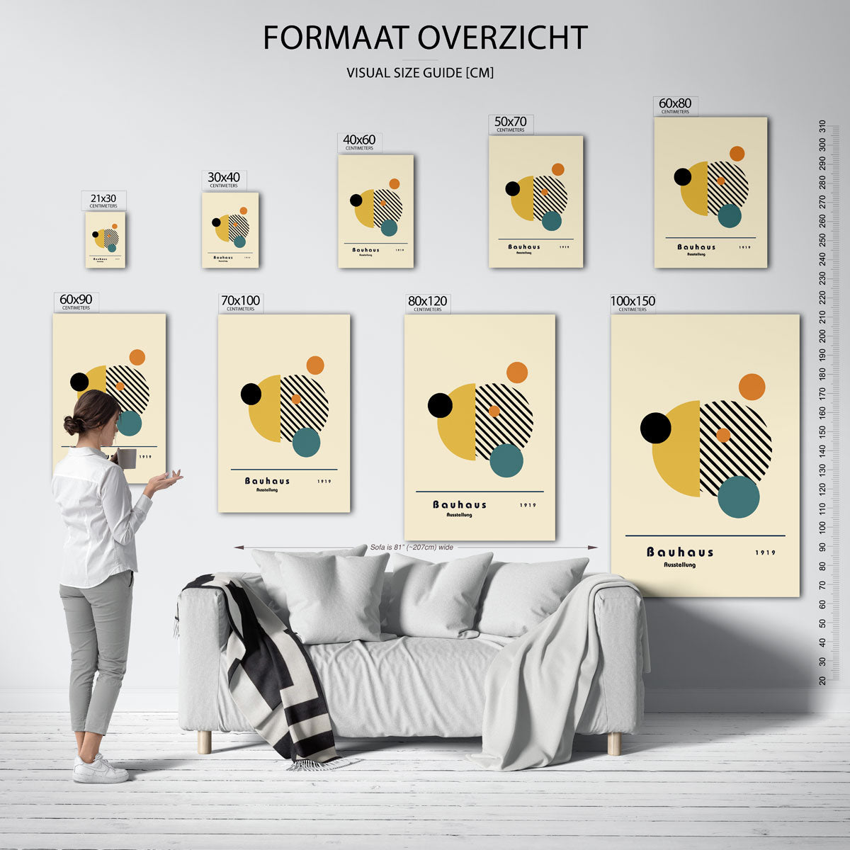 Vormen en vlakkenspel Poster