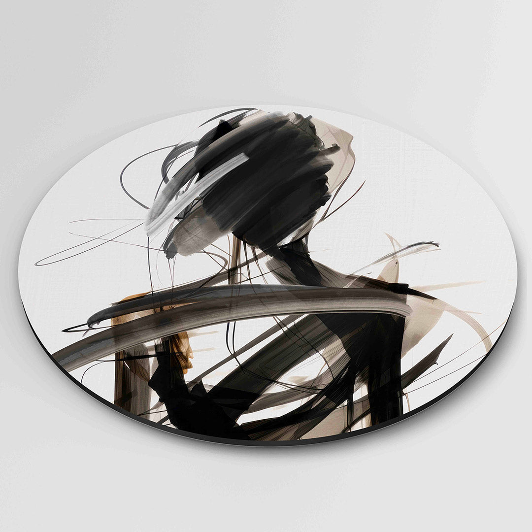 Abstracte figuur Muurcirkel