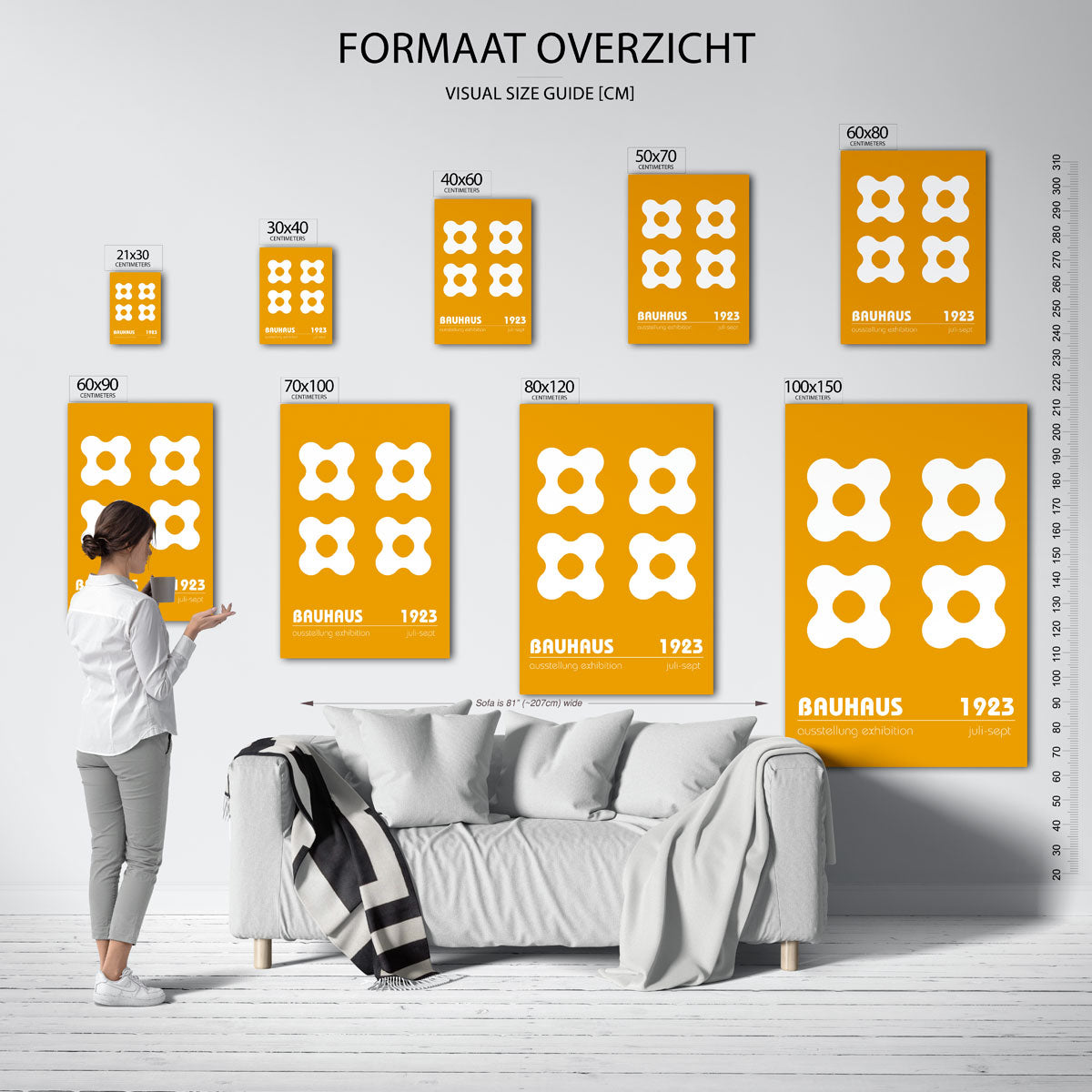 Vormen en vlakken Poster