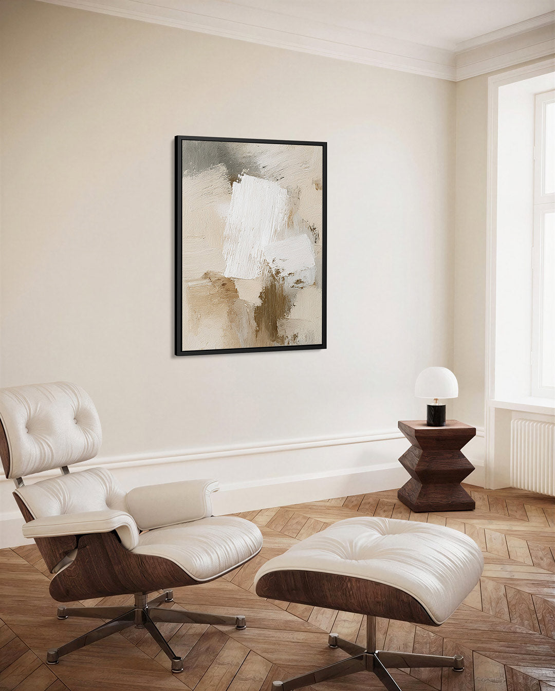 Neutrale vormen Kunstwerk