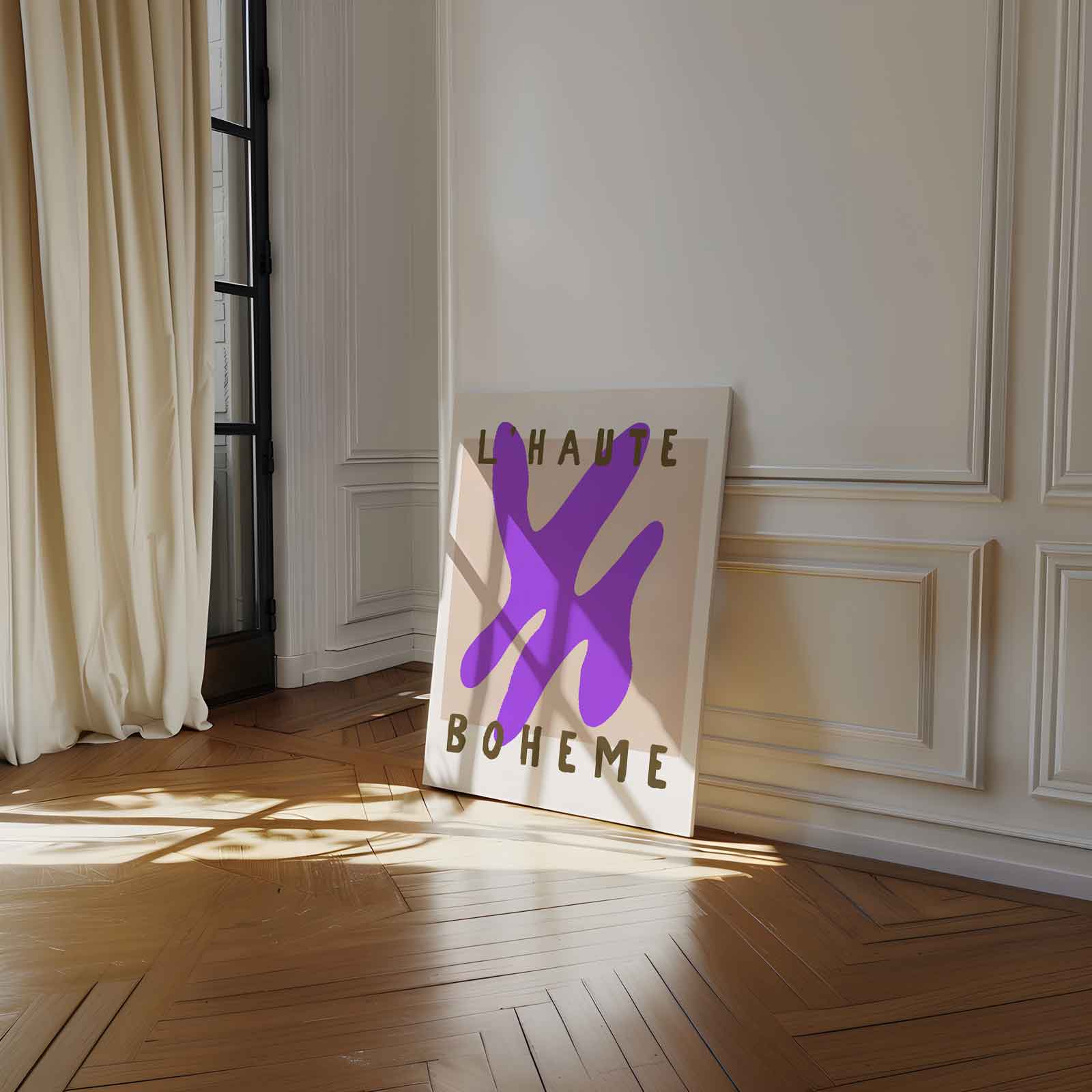 L'Haute Boheme Abstract Kunstwerk-canvas-dibond-plexiglas-wanddecoratie-WallArtistic
