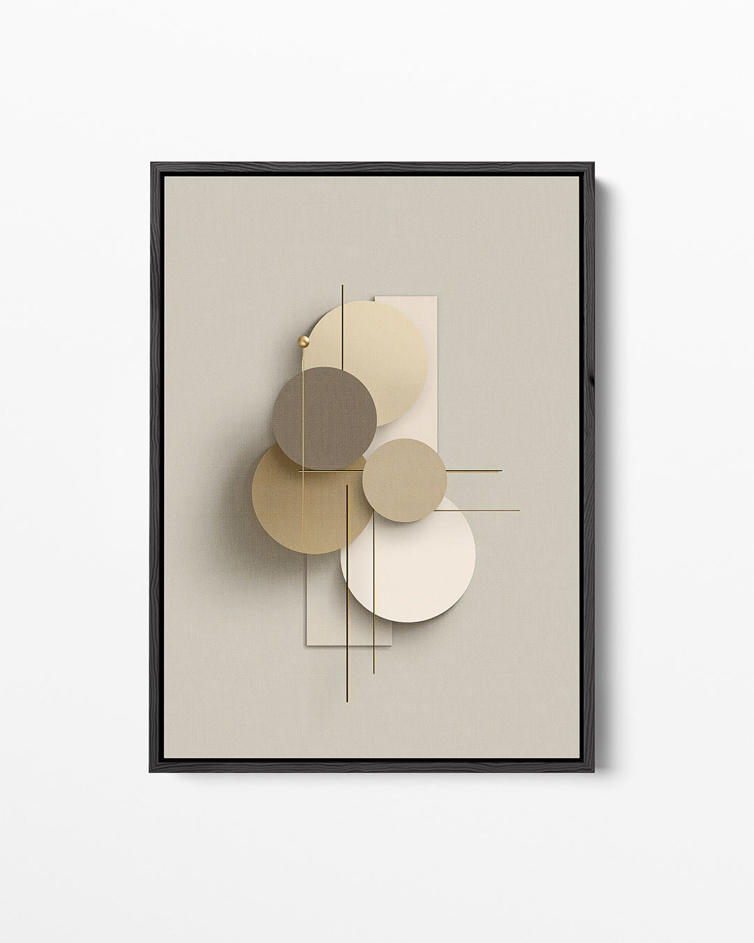 Geometrische cirkelcompositie Kunstwerk