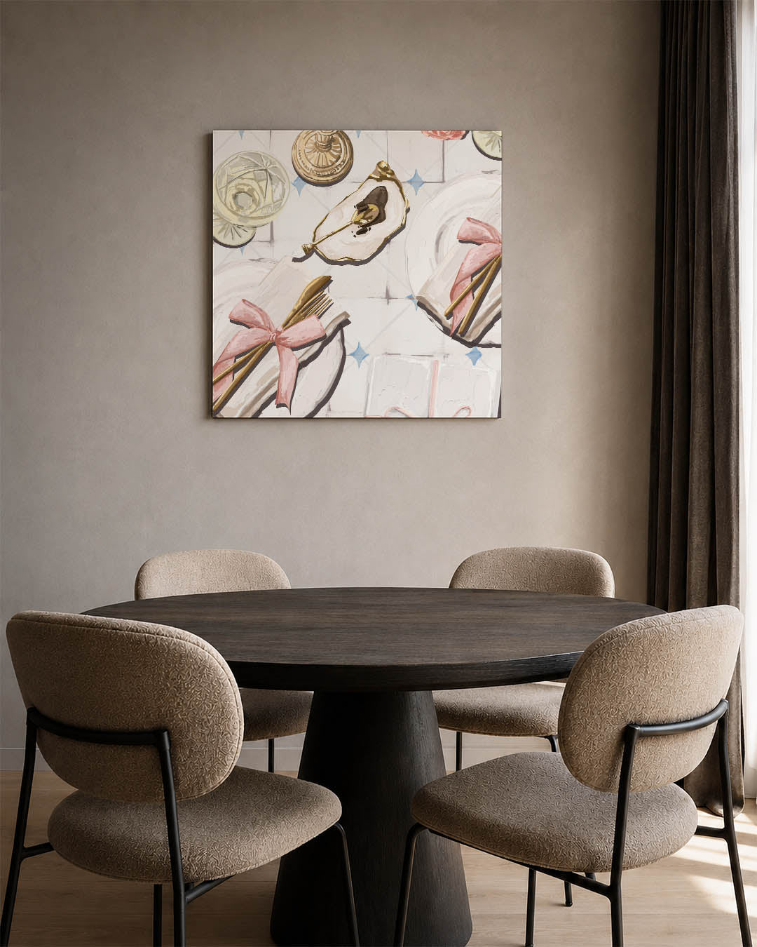 Elegante tafelscène Kunstwerk