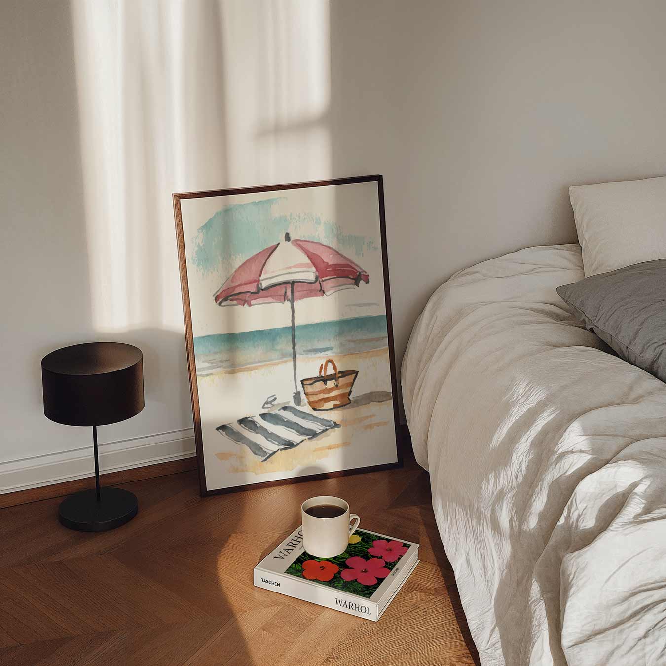 Zomerse Strand Poster-WallArtistic