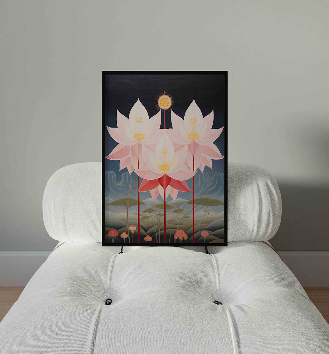Bloemen en bladeren Poster