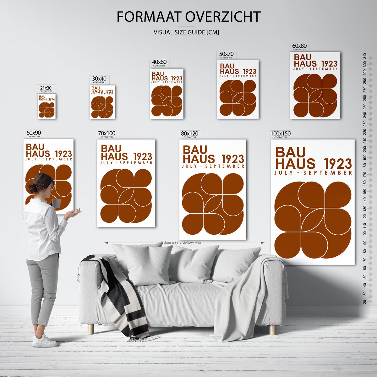 Vorm en kleur Poster