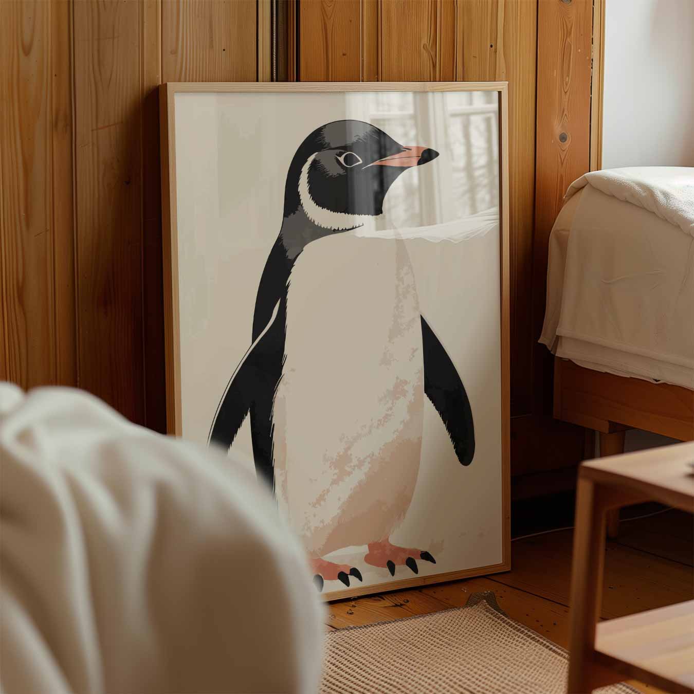 Stijlvolle Pinguïn Poster-WallArtistic