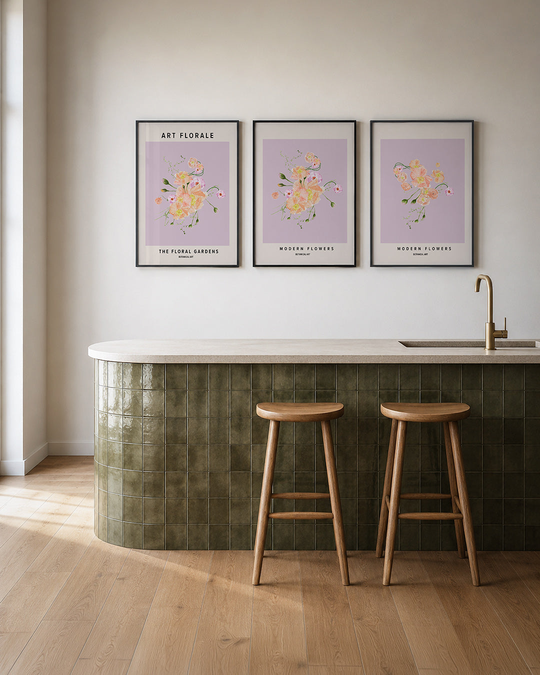 Bloemrijke harmonie Posterset