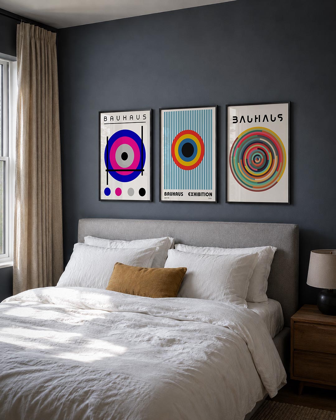 Cirkel en lijnenspel Posterset