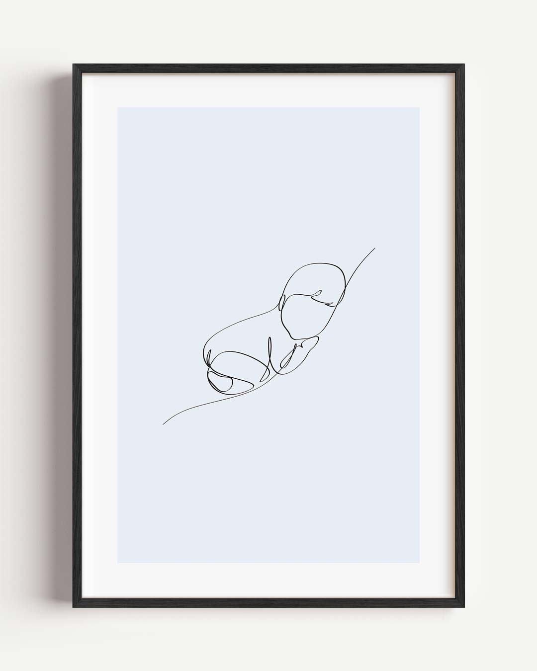 Minimalistische Baby Slaapkamer Poster-WallArtistic