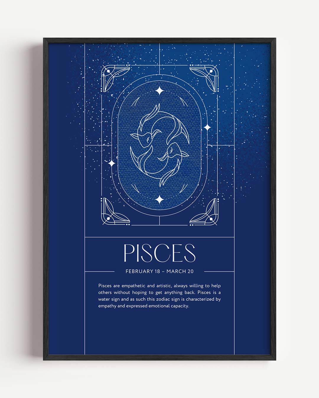 Pisces Zodiac Poster-WallArtistic