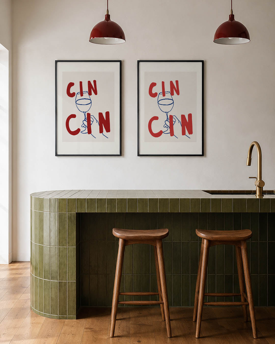 Kleur en lijnenspel Posterset