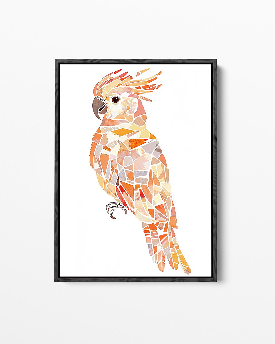 Vrolijke vogel mozaïek Kunstwerk