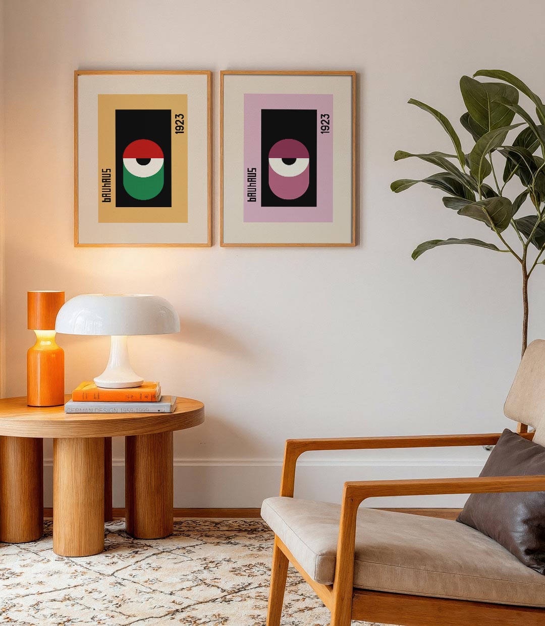 Kleurrijke vormen Posterset