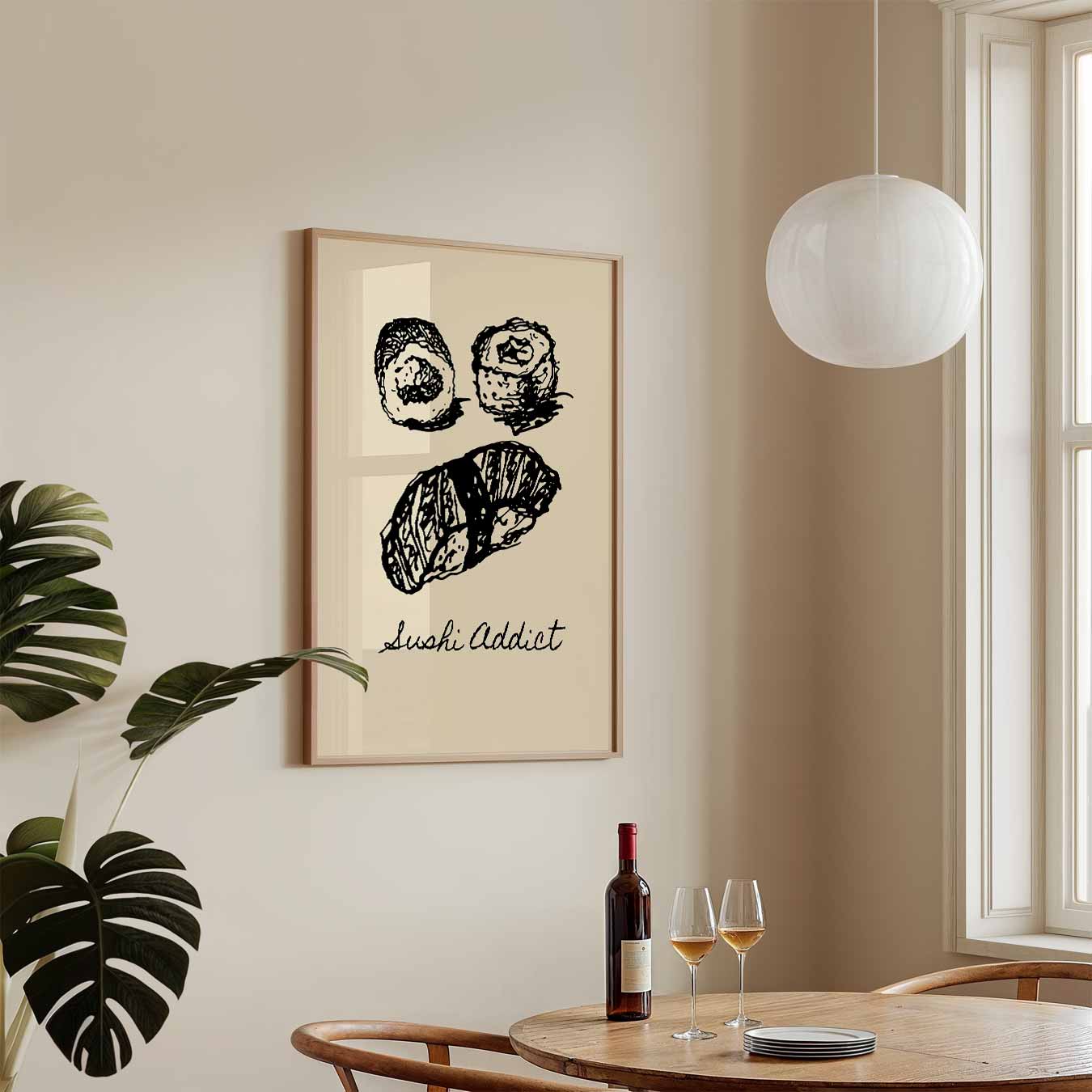 Sushi Addict Poster-WallArtistic
