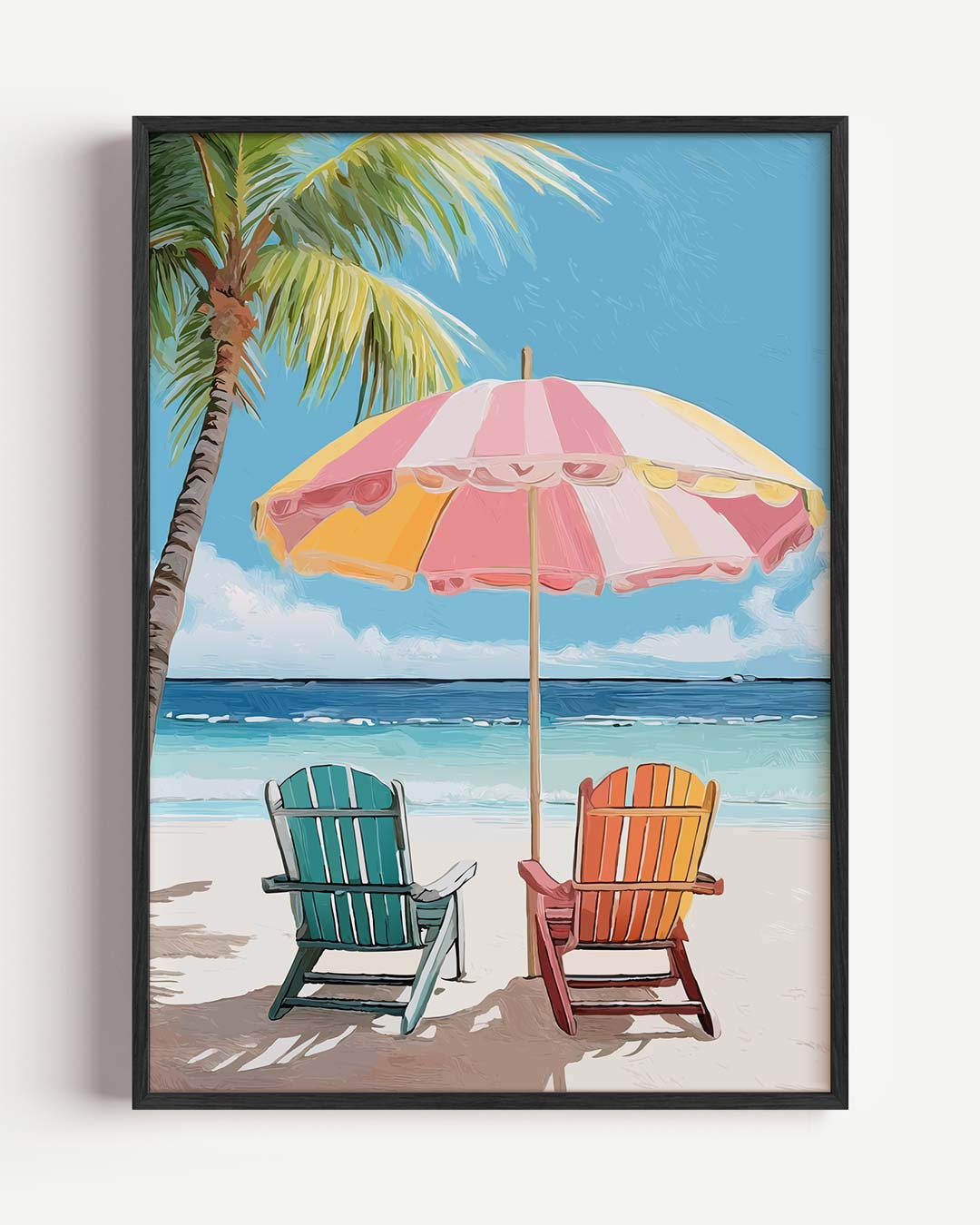 Tropische Stranddromen Poster-WallArtistic
