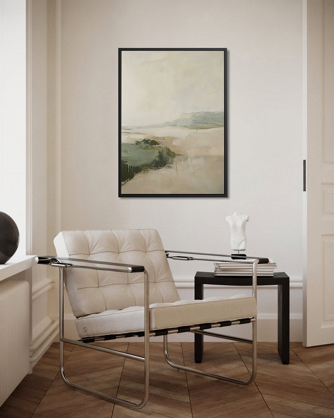 Rustige landschapsweergave Kunstwerk