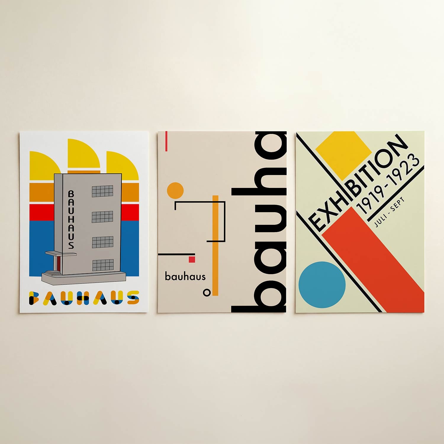 Kleur en vormenspel Posterset