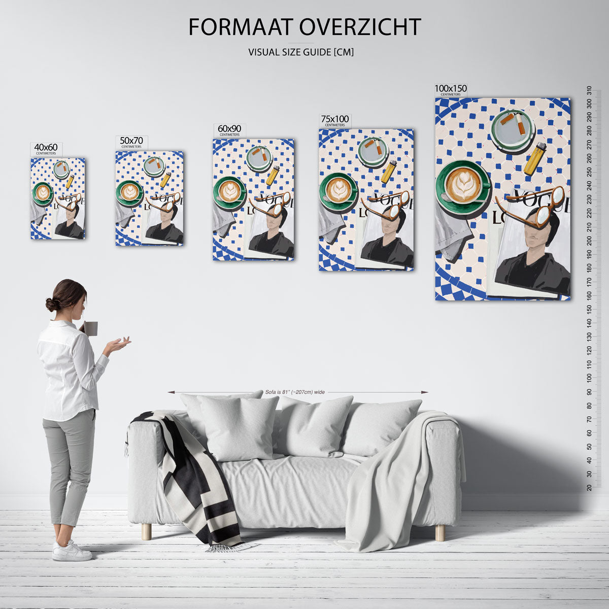 Dagelijkse momenten Kunstwerk
