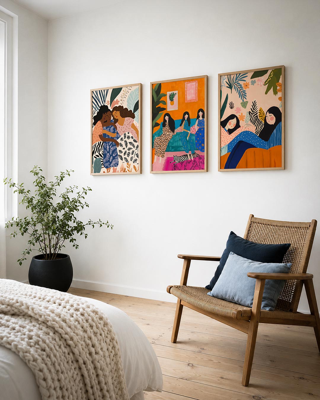 Vorm en kleurenspel Posterset