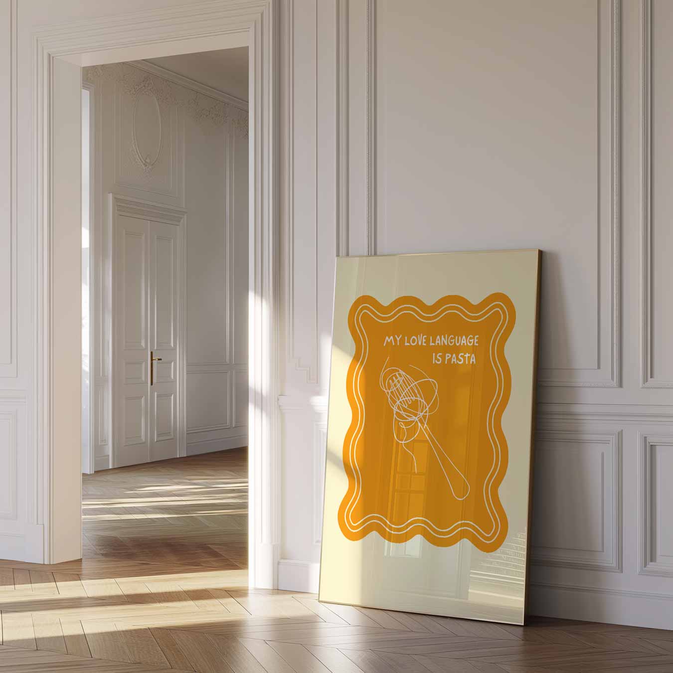 Pasta Love Language Poster-WallArtistic