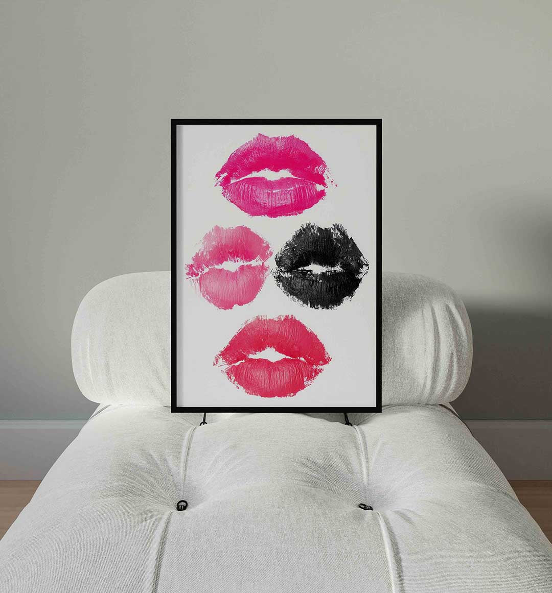 Lippenafdrukken Poster