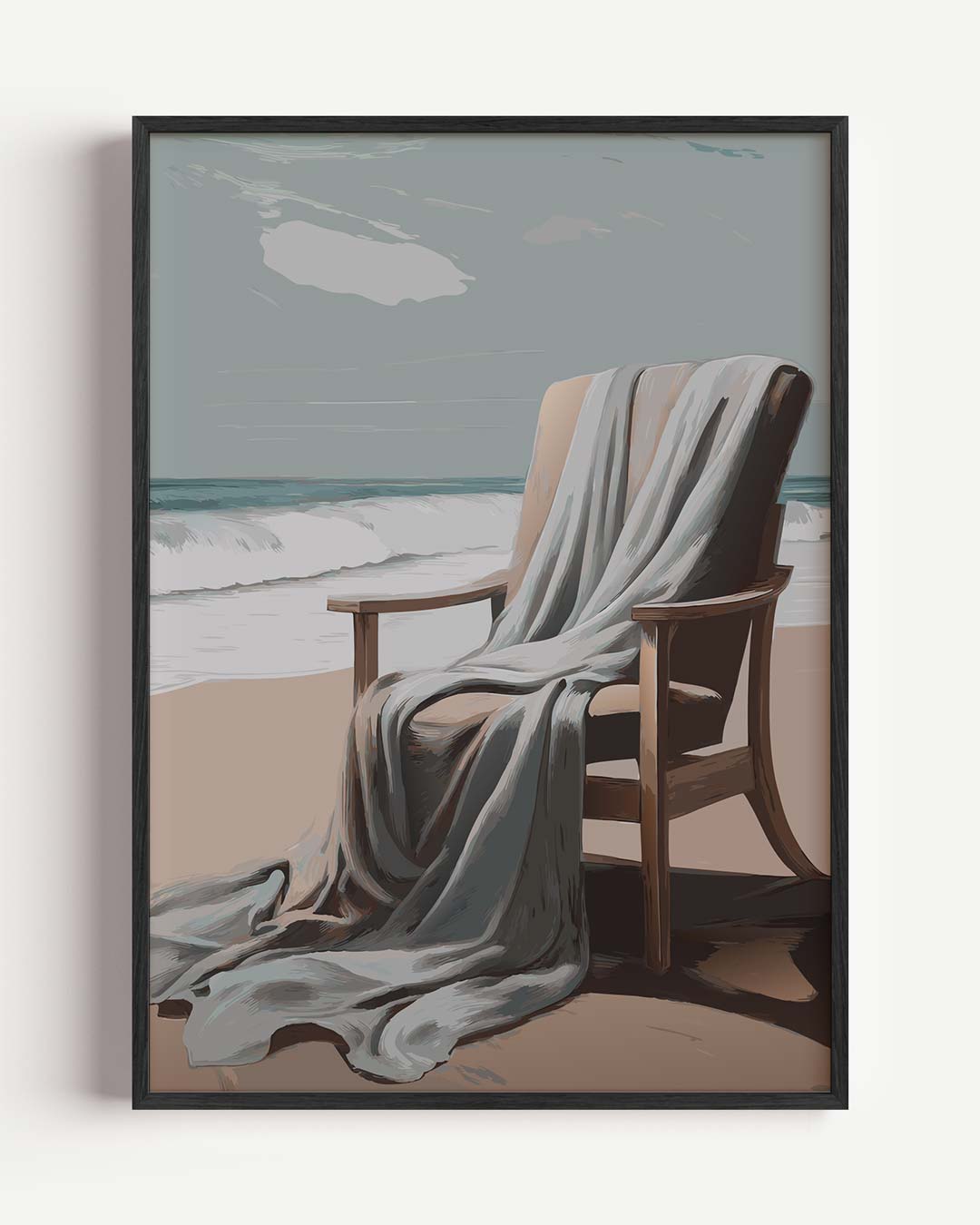 Rustieke Strandsfeer Poster-WallArtistic