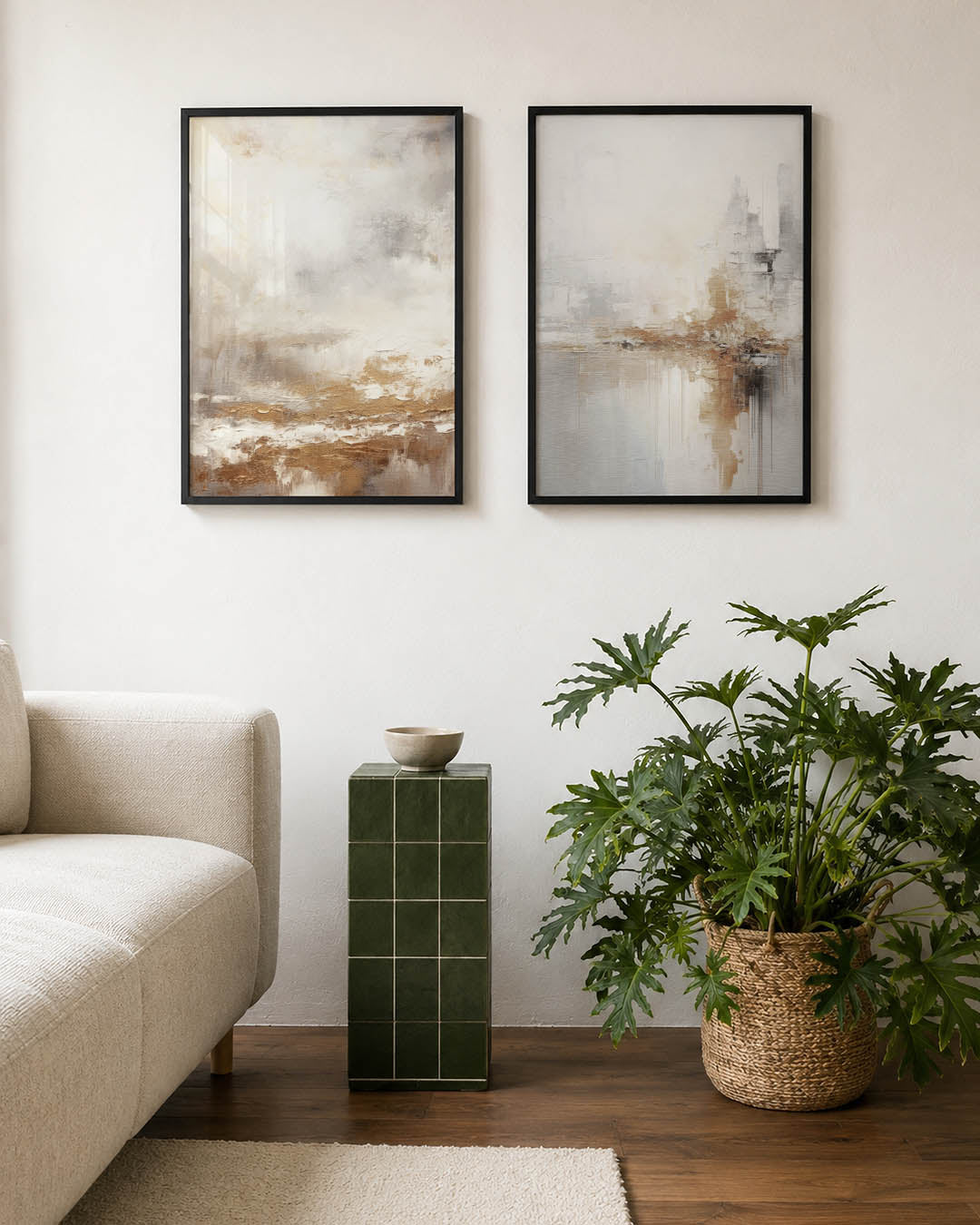 Wolkachtige texturen Posterset