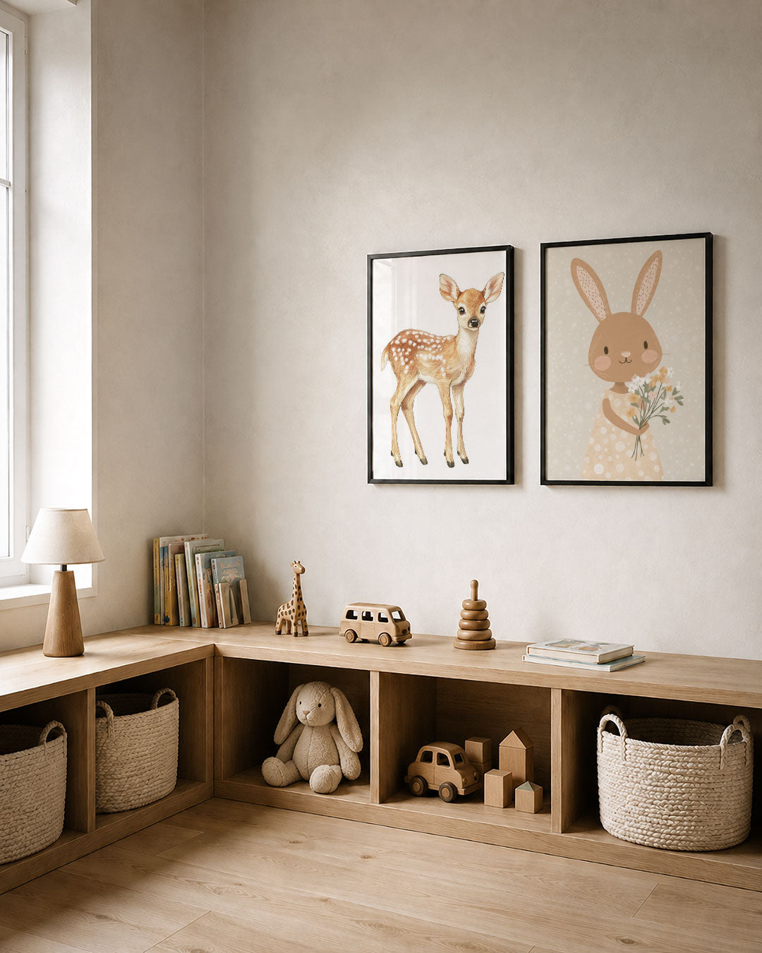 Vorm en zacht licht Posterset