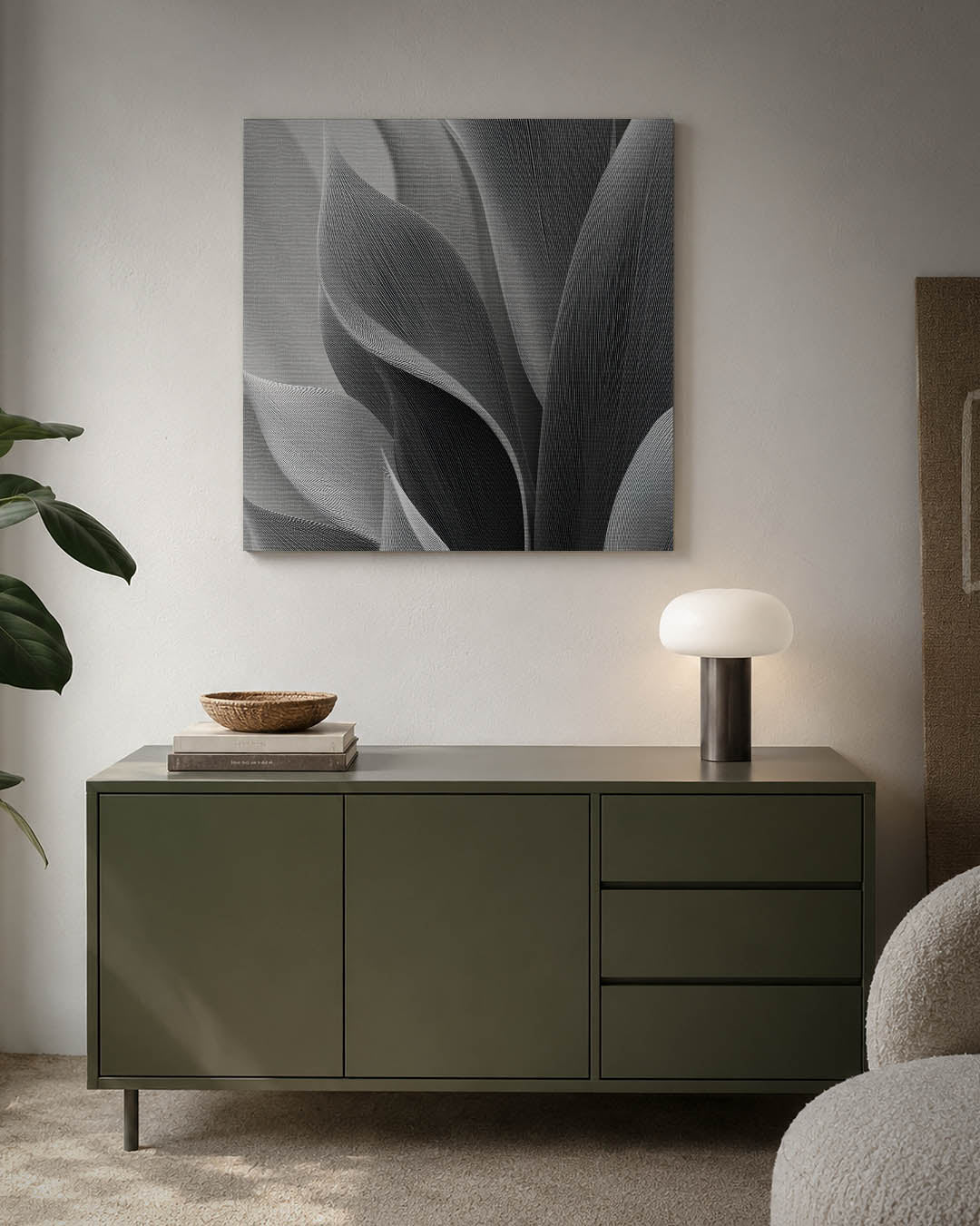 Organische lijnvormen Kunstwerk