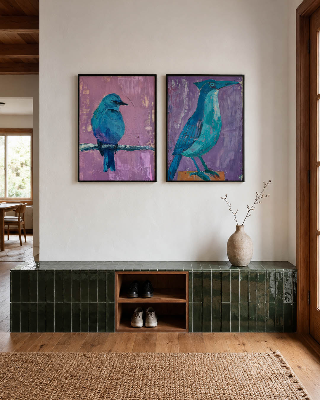 Vogels in kleur Posterset