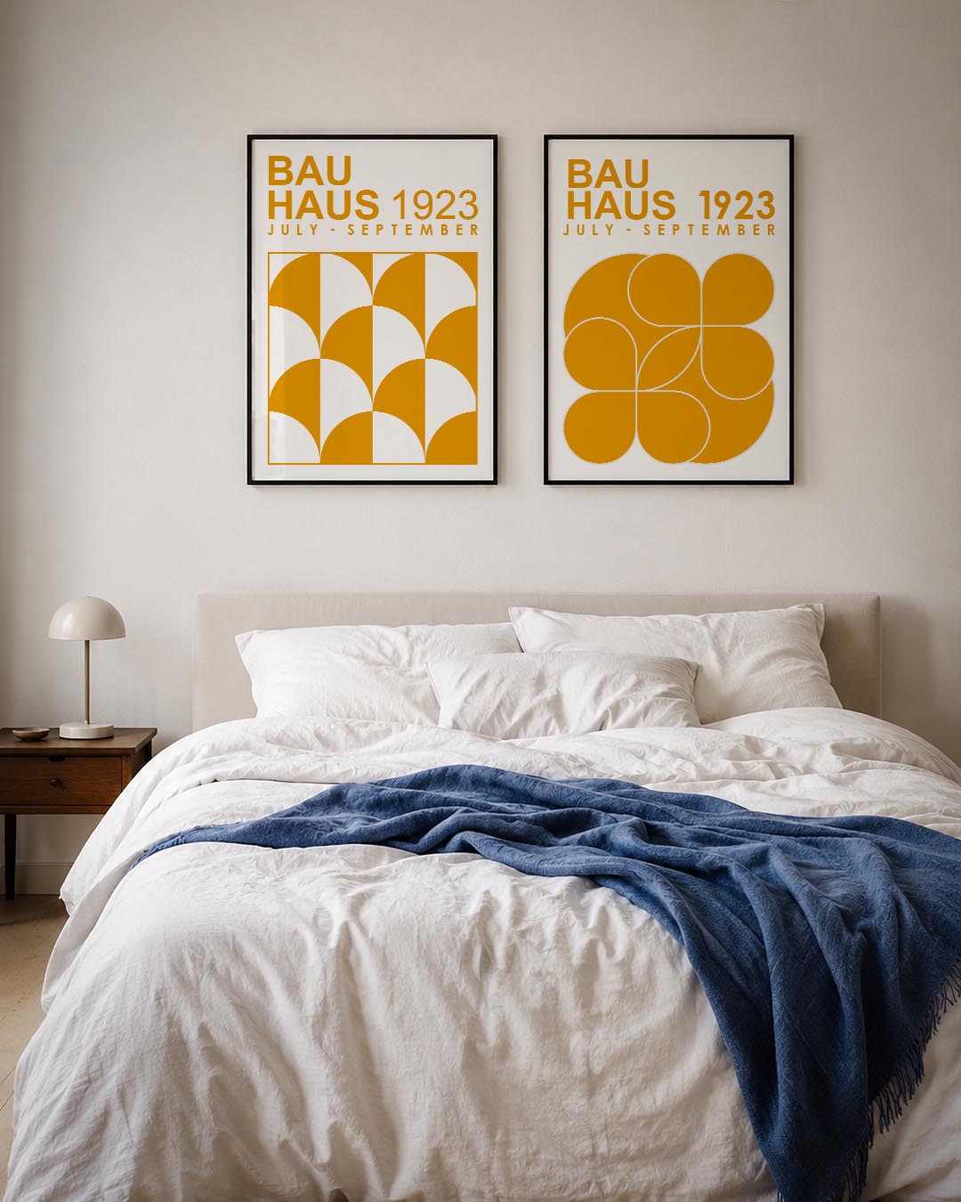 Halfronde vormen Posterset