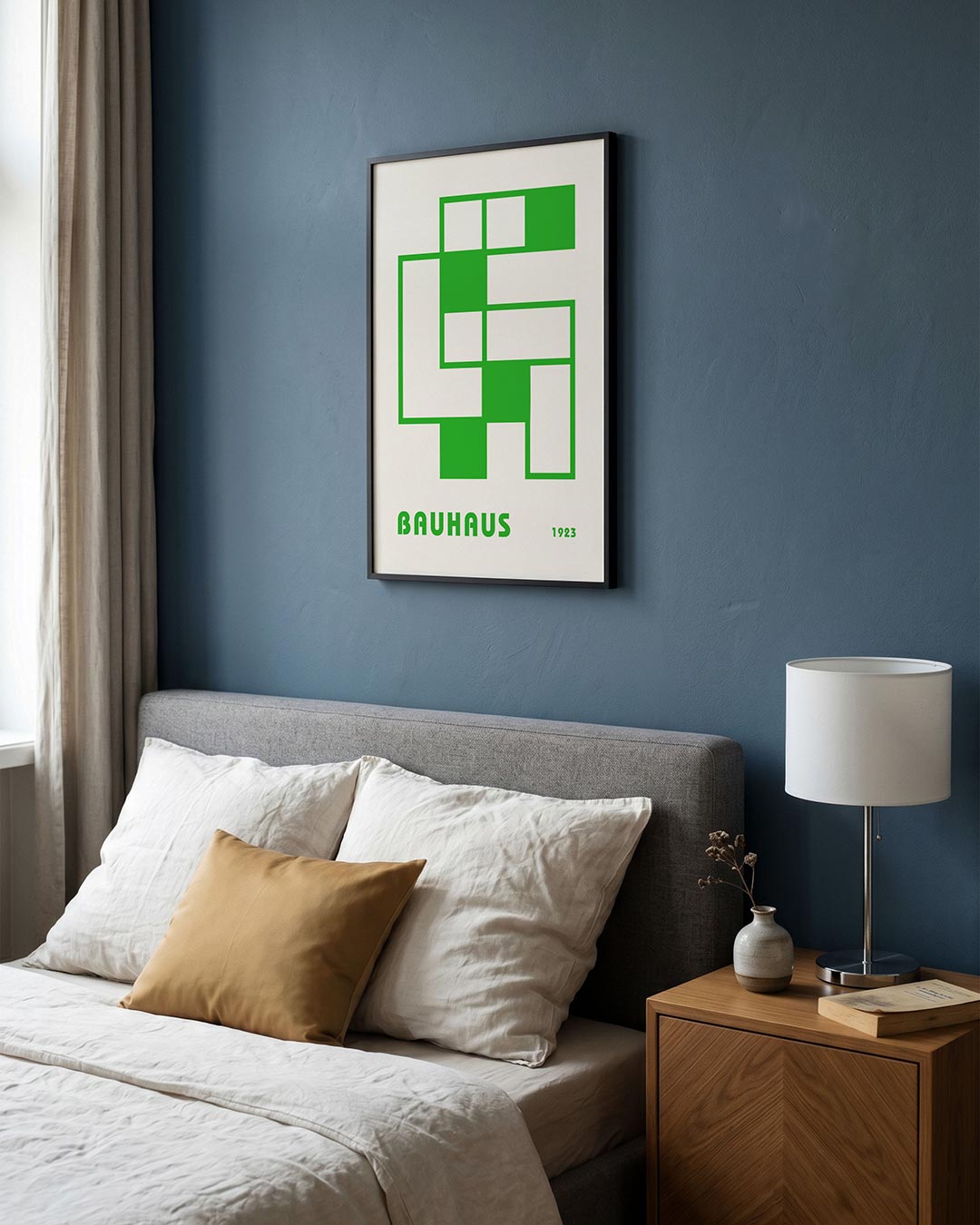 Groene vlakstructuur Poster