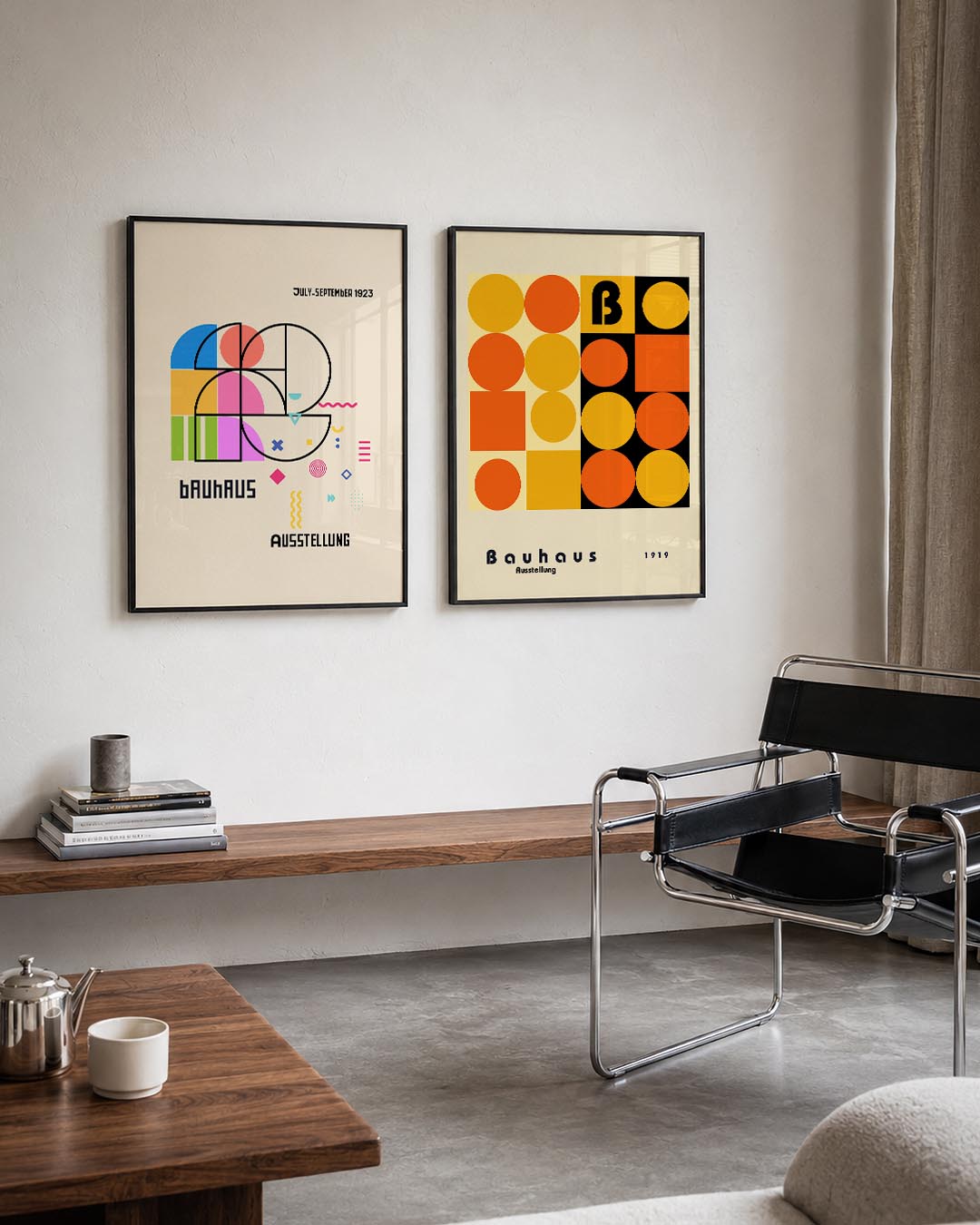 Kleurrijke vormen Posterset