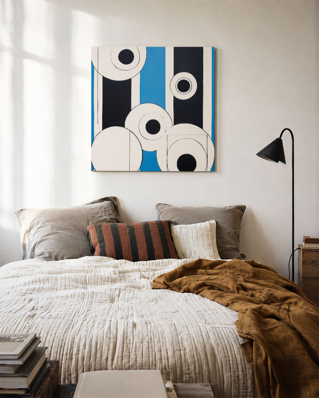 Geometrische cirkelcompositie Kunstwerk