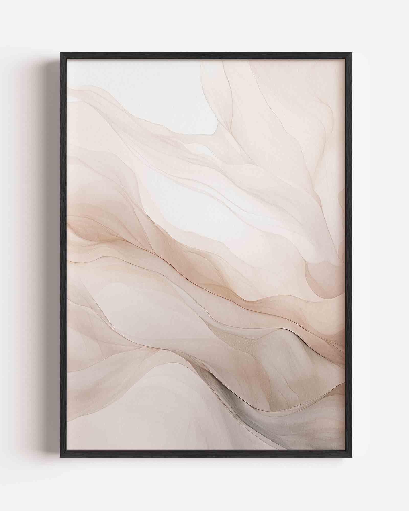Golvende lijnen Poster