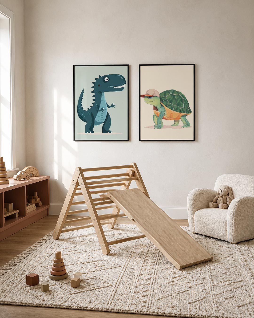 Speelse dino Posterset