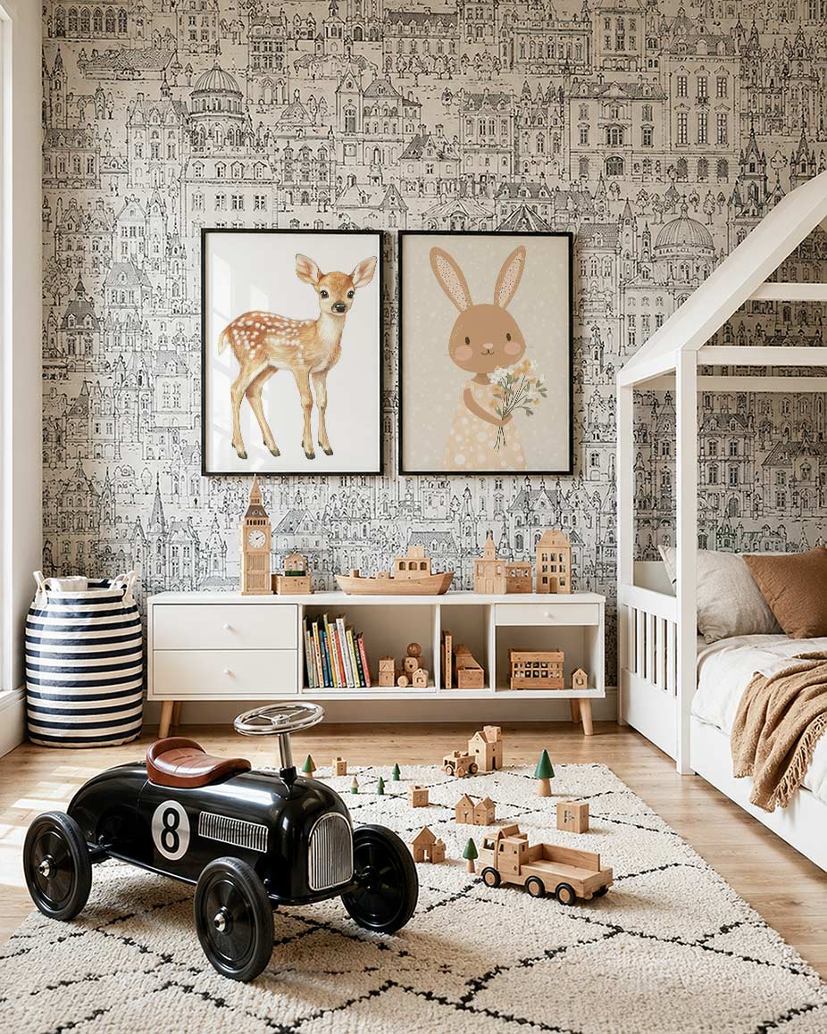 Vorm en zacht licht Posterset