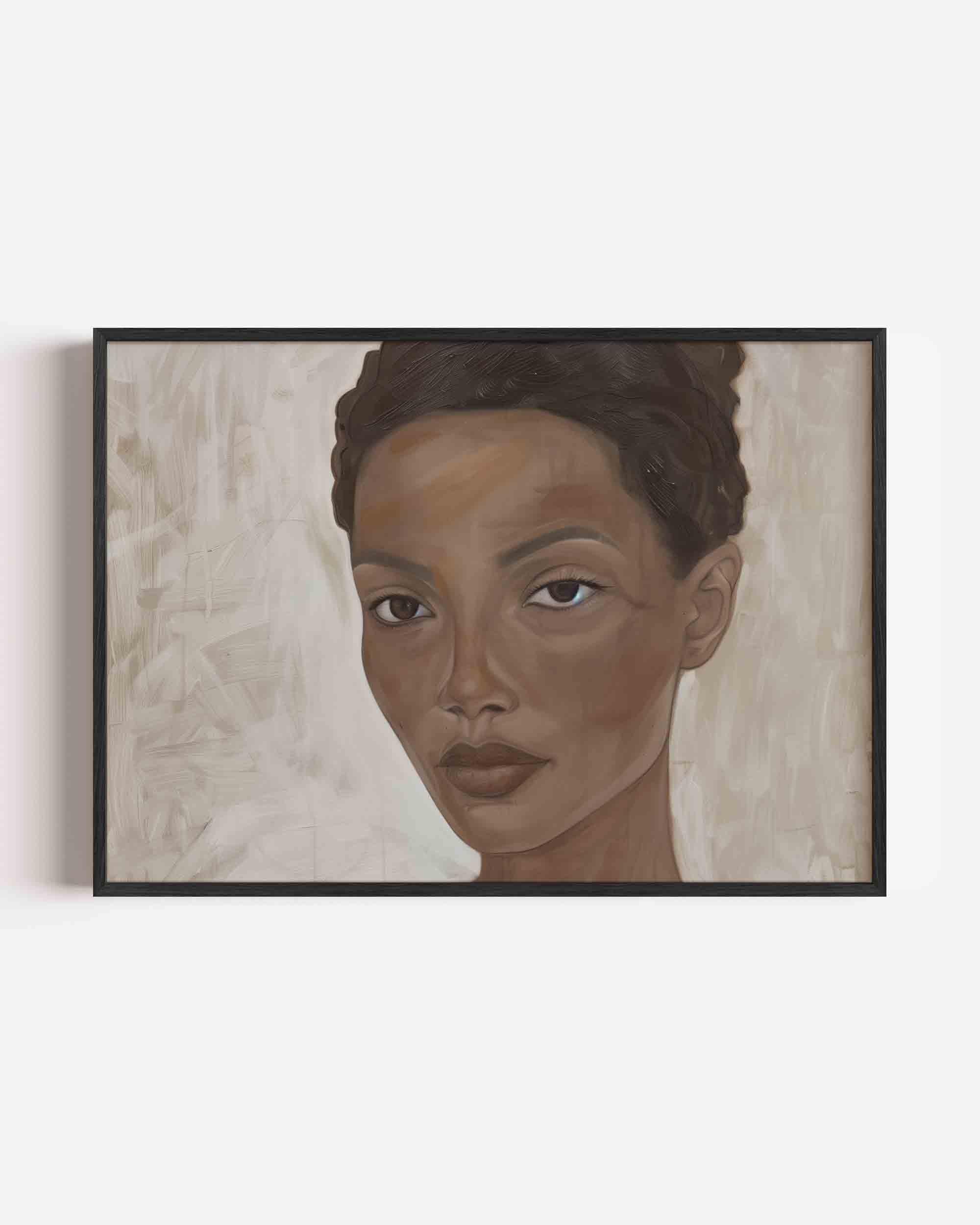 Portret van vrouw Poster