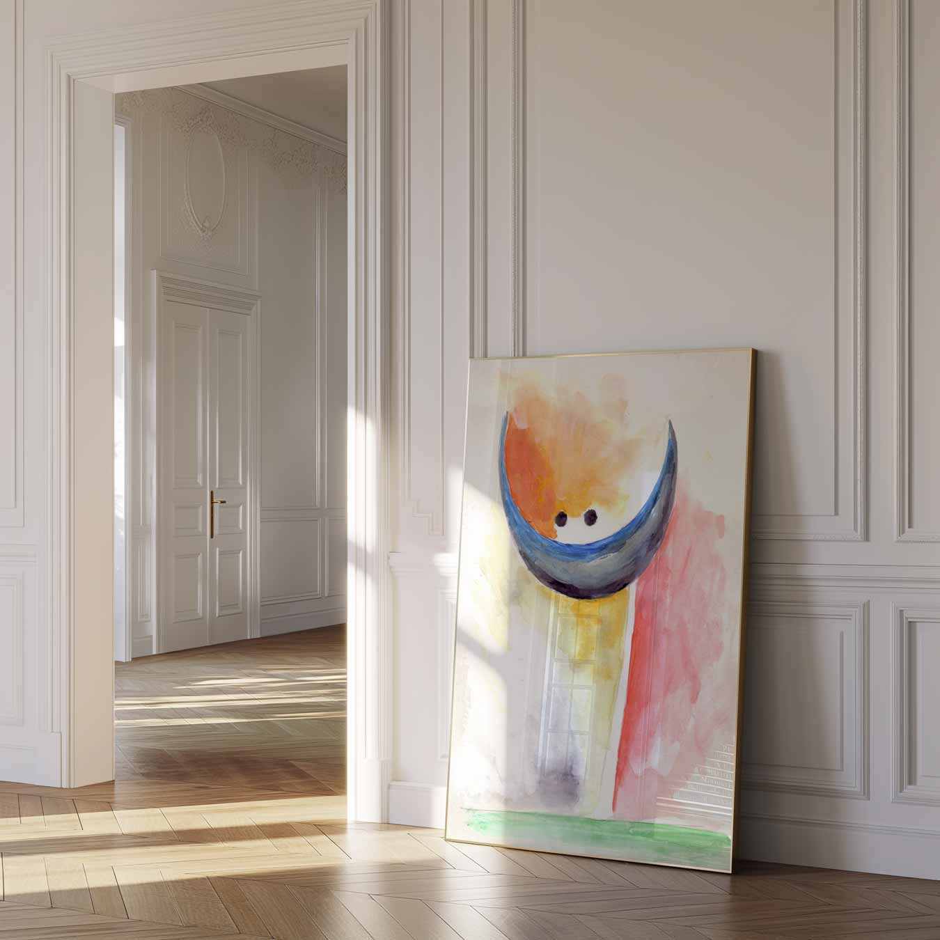 Vrolijke Kleuren Abstractie Poster-WallArtistic