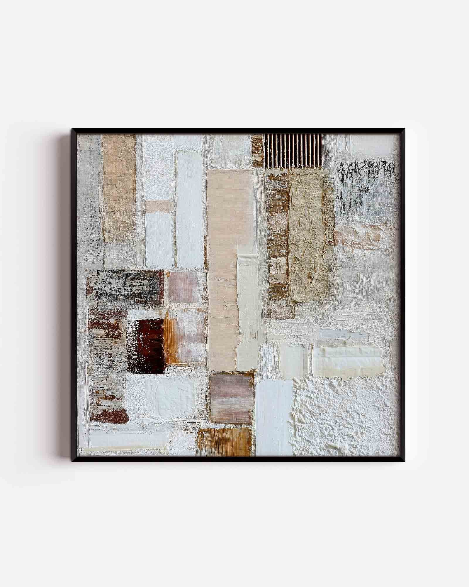 Abstracte rechthoeken Poster