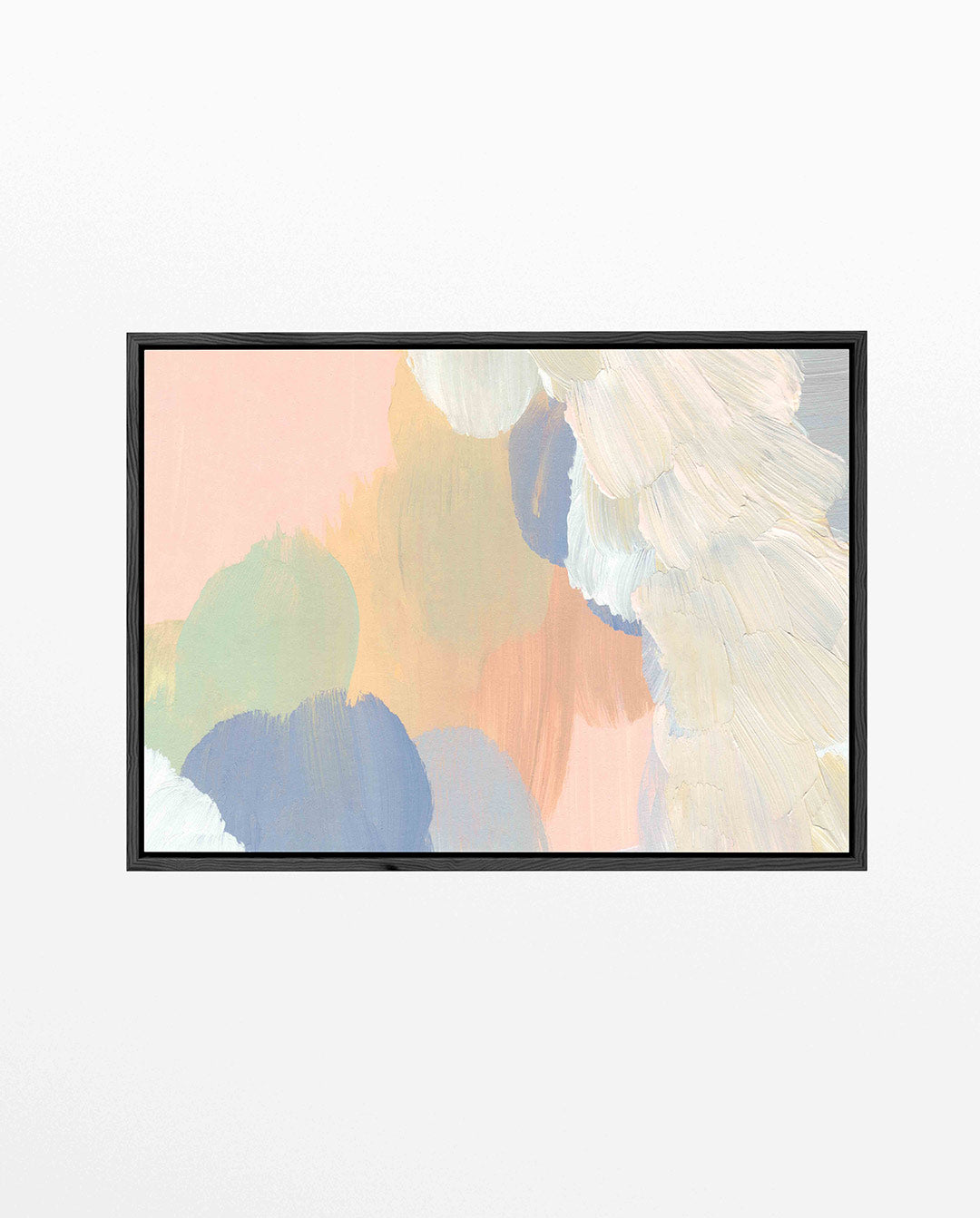 Zachte kleurencompositie Kunstwerk