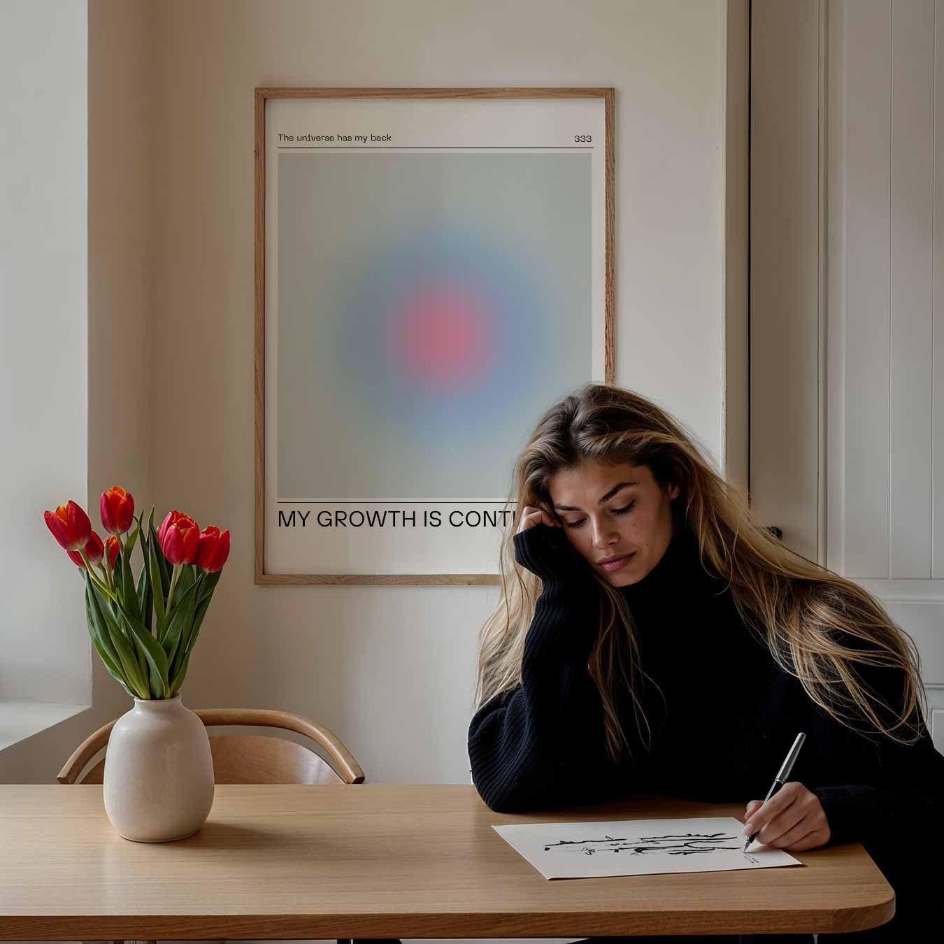 Inspirerende Groeiposter-WallArtistic